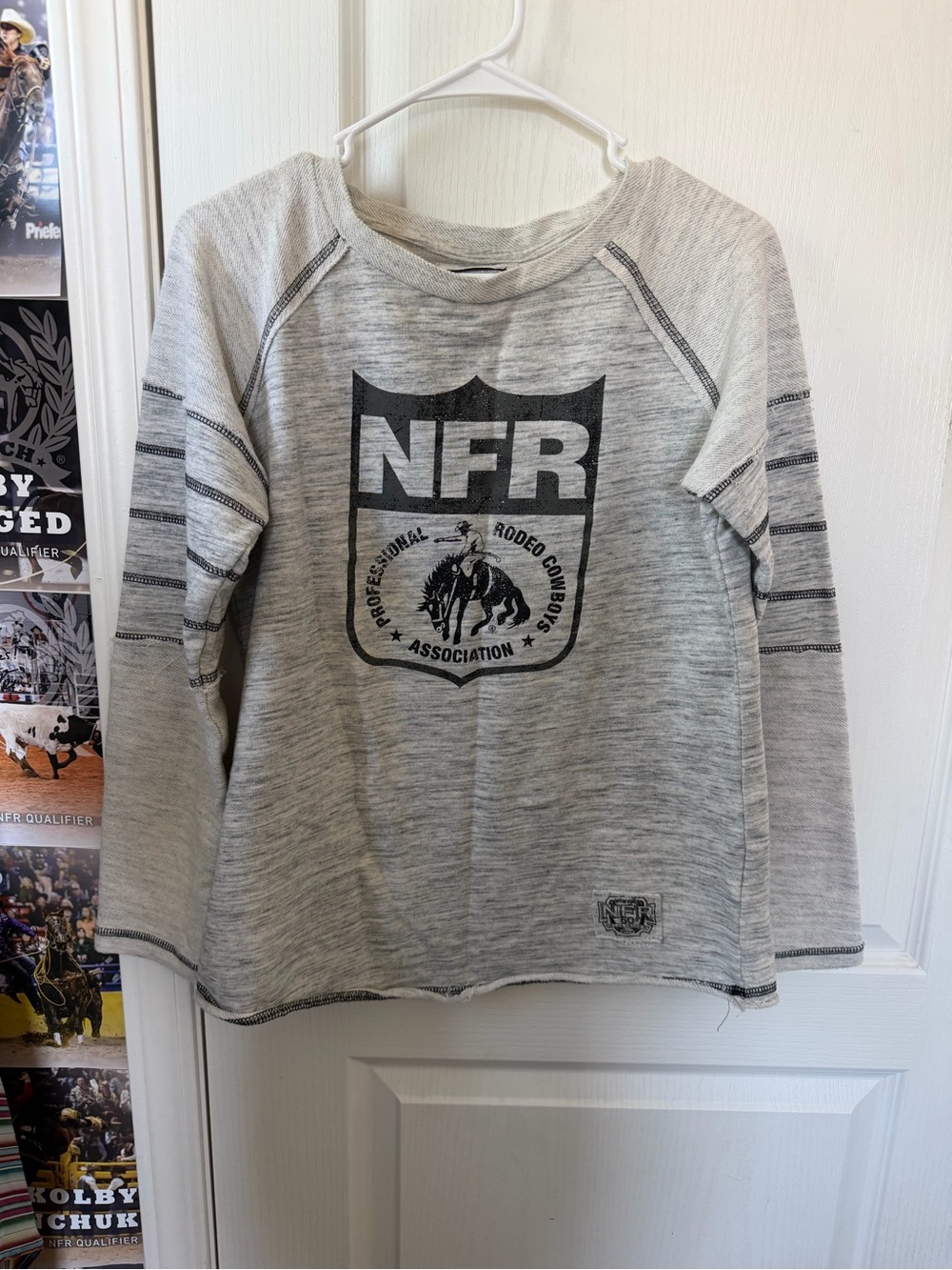 NFR Heather Gray Graphic Sweatshirt